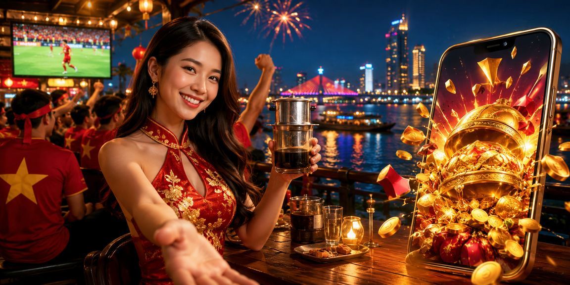 Người dùng Đà Nẵng trải nghiệm ứng dụng casino và xổ số trực tuyến bên tách cà phê